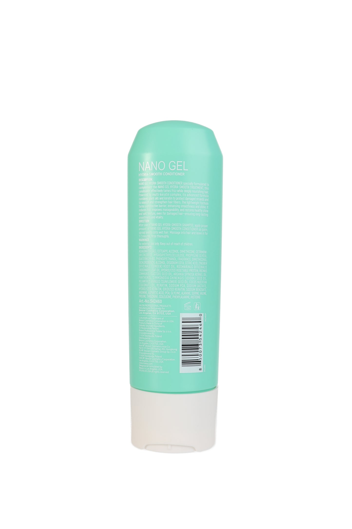 Luxliss Professional Nano Gel Hydra-Smoothing Conditioner 200ml