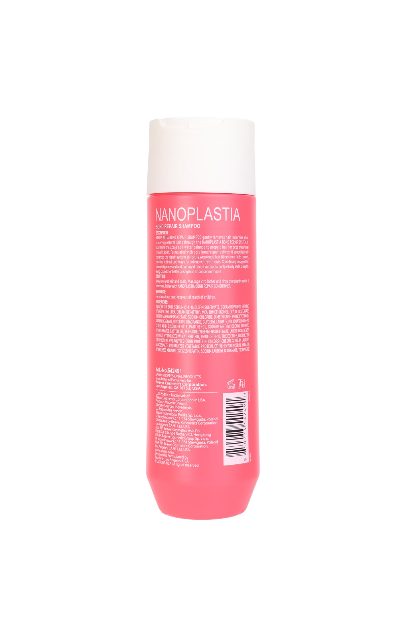 Luxliss Nanoplastia Bond Repair Shampoo 250ml