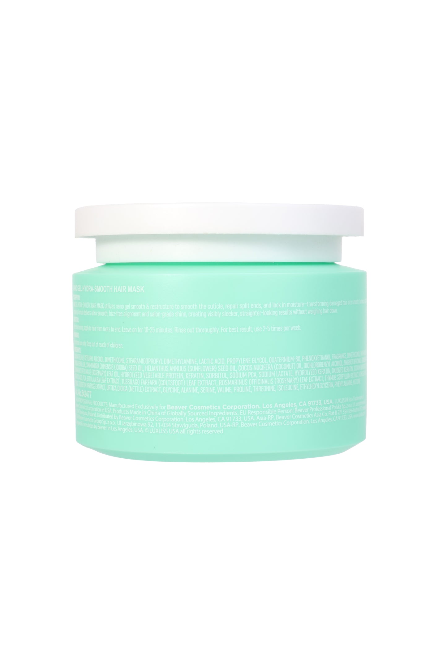Luxliss Professional Nano Gel Smooth & Restructure Hydra-Smooth Hair Mask 250ml