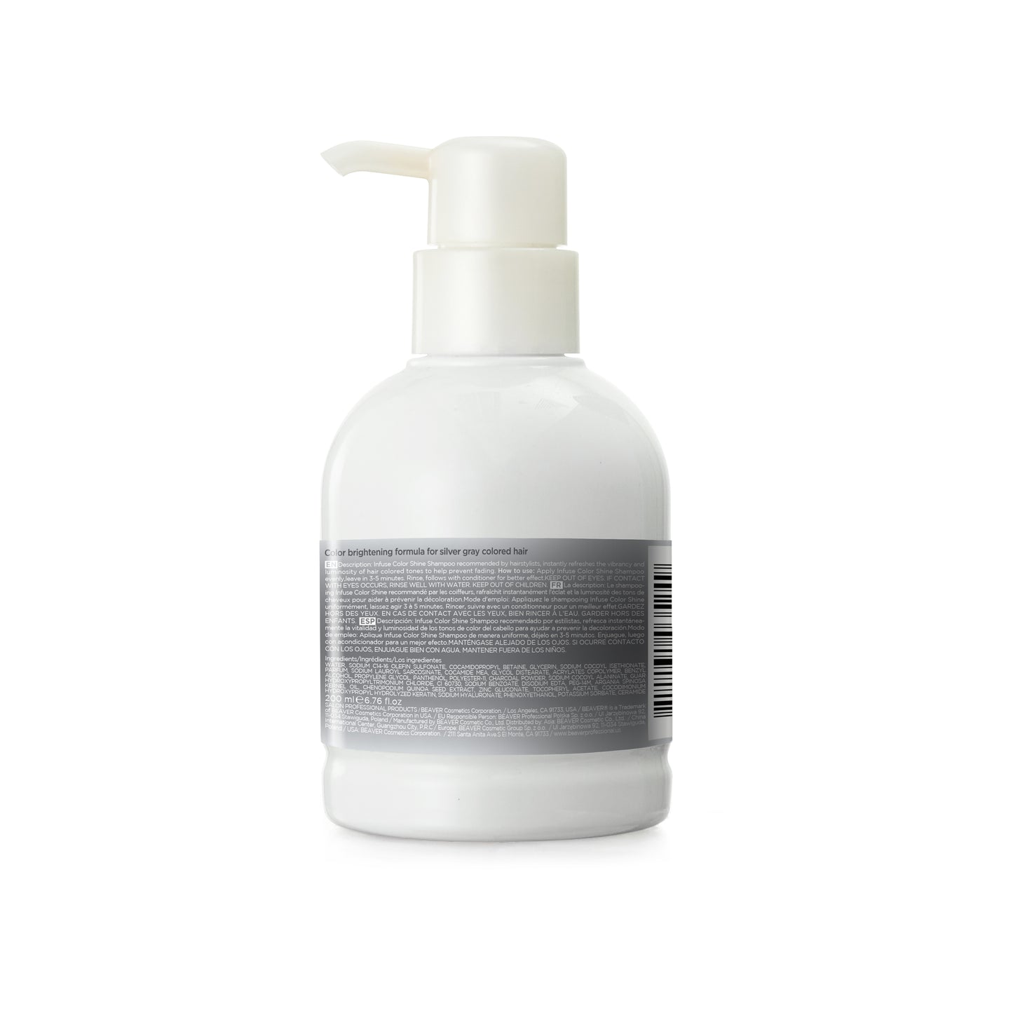 Beaver Professional Silver Infuse Colour Shine Shampoo & Conditioner 200ml